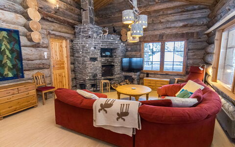 Rukastuga: Holz, Decke, Möbel, Interior Design, Zuhause, Hütte, Zimmer, Blockhaus, Wohnzimmer, Holzbeize