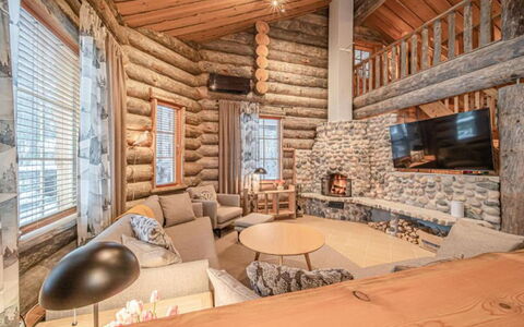 Riekkopolku: Holz, Decke, Interior Design, Hütte, Blockhaus, Wohnzimmer, Hartholz, Holzbeize, Natürliches Material, Strahl