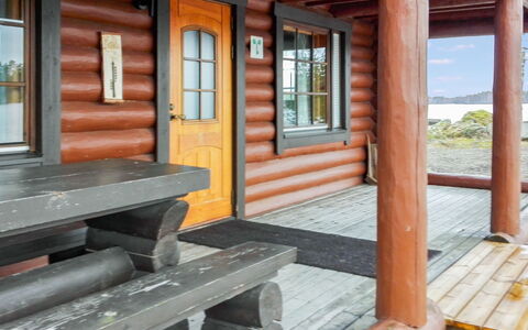 Sinikello: Holz, Holzbeize, Hartholz, Blockhaus, Schatten, Deck, Planke, Veranda, Holz