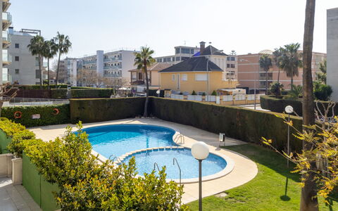 Cambrils Park B: Wohngebiet, Schwimmbad, Wohnung, Eigentumswohnung, Schatten, Resort, Hotel, Balkon