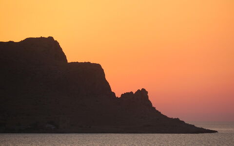 Villa del Monte: Horizont, Schönheit, Orange, Sonnenuntergang, Afterglow, \Fels, Dämmerung, Meer, Küsten Und Ozeanische Forms