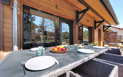 Maison Carnot: Möbel, Holz, Gartenmöbel, Tabelle, Tisch Im Freien, Stuhl, Küche & Esszimmer Tisch, Deck, Hartholz, Veranda