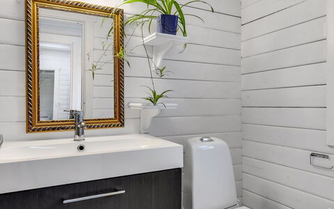 Jalina - 30Km from the Sea: Badezimmer, Toilleten Sitz, Wand, Armatur, Toilette, Interior Design, Flooring, Fussboden, Sinken, Bad Sink