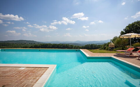 Casa Stella Serena, Podere le Scopaie, Pool: Blau, Schwimmbad, Eco Hotel, Resort, Bauernhaus, Hazienda, Thermae, Estate, Landscaping, Villa