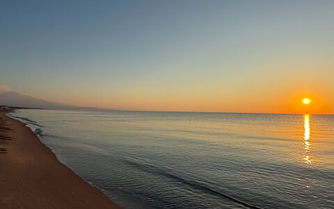 Casa Amare: Himmel, Horizont, Wasser, Wasservorräte, Gewässer, Strand, Afterglow, Sonnenuntergang, Sonne, Dämmerung
