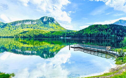 Alpenzeit: Blau, Wasser, Wasservorräte, Gewässer, Grün, Natur, Bergforms, Natürliche Landschaft, Berg, Hügel
