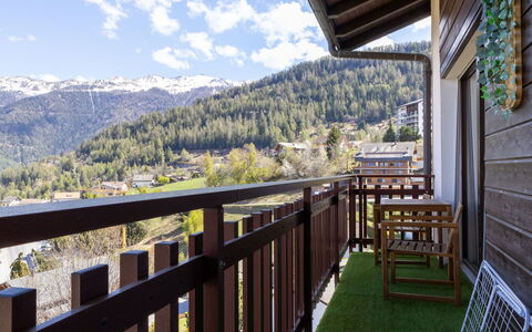 Balcon des Alpes 24: Gebirge, Balkon, Senke, Veranda, Bergstation, Hartholz, Grat, Alpen, Holzbeize, Bergdorf