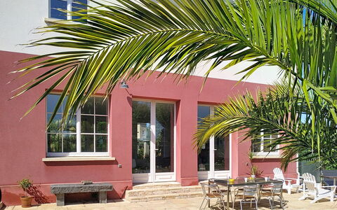 D-Day Plage Gold Beach: Zuhause, Schatten, Blumentopf, Zimmerpflanze, Garten, Holzbeize, Stuhl, Hazienda, Balkon