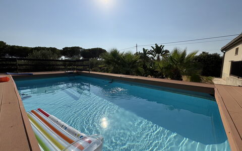 Villa Andrea: Blau, Schwimmbad, Verbundwerkstoff, Resort, Eco Hotel, Schatten, Hotel, Hazienda, Villa