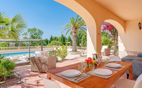 Buena Vista: Möbel, Stuhl, Gartenmöbel, Tisch Im Freien, Terrasse, Küche & Esszimmer Tisch, Schatten, Design, Outdoor Struktur, Kaffetisch