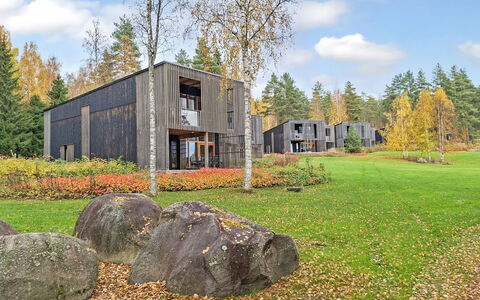 Villa Sinikka 1: Strauch, Grundstueck, Garten, Landscaping, Gartenbauten, Plantage, Blockhaus