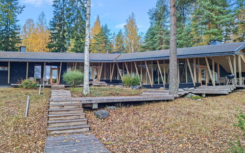 Villa Antti: Schnee, Winter, Einfrieren, Hütte, Bergstation, Lärche, Eiskappe, Glazialmorphologie, Skiort