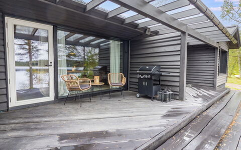 Lapland Hygge B: Holz, Deck, Abstellgleis, Planke, Hartholz, Veranda, Schatten, Design, Outdoor Struktur, Gartenbauten