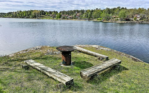Havsstugan: Blau, Wasser, Gewässer, Küsten Und Ozeanische Forms, Küste, Meer, Gartenmöbel, Sommer, Ozean, Strand