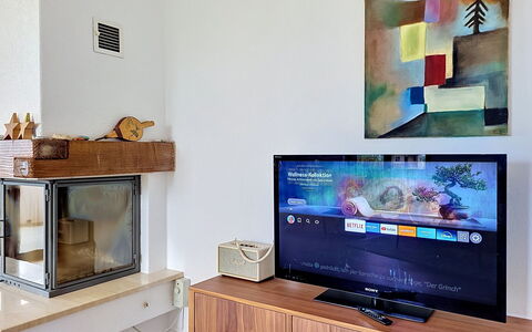Casa Rivapiana: Elektronisches Gerät, Fernsehen, Möbel, Fernsehgerät, Interior Design, Regal, Regale, Wohnzimmer