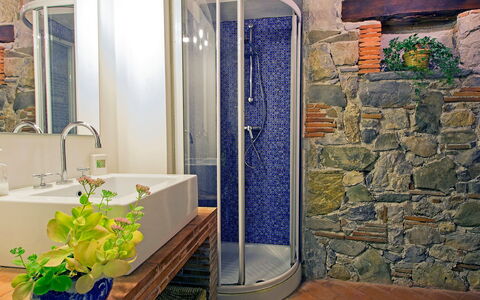 Massarosa 890: Fliese, Eigentum, Zimmer, Badezimmer, Interior Design, Tür, Kühlschrank, Glas, Fussboden, Flooring