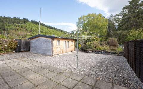 Glen Affric Cottage: Baum, Haus, Zuhause, Strauch, Hütte, Estate, Wald, Lärche, Wald