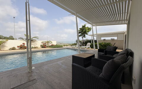 A Casa di Chica: Gartenmöbel, Schwimmbad, Resort, Schatten, Stuhl, Sonnenliege, Eco Hotel, Terrasse, Balkon, Zimmerpflanze