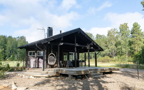 Virtaan Virtavilla: Wohnung, Balkon, Eigentumswohnung, Zaun, Gartenmöbel