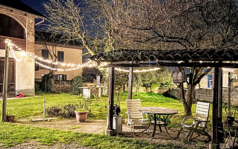 Cadivino: Nacht, Garten, Hinterhof, Rasen, Garten, Landscaping, Landschaft Beleuchtung, Mitternacht, Sicherheitsbeleuchtung, Hazienda
