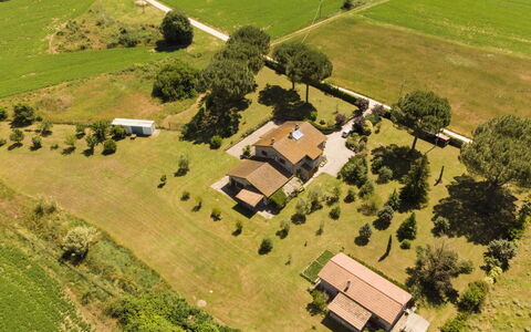 Tuscia Prestige: Gras, Haus, Ländliches Gebiet, Hütte, Dach, Zuhause, Landschaft, Einfach, Grundstueck