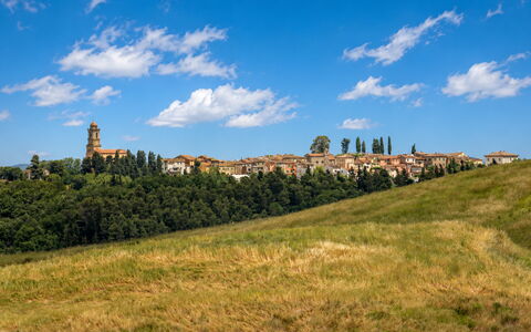 Terrazza sulla Luna, Casciana Terme: Horizont, Natürliche Landschaft, Wiese, Landschaft, Ökoregion, Einfach, Grundstueck, Feld, Ländliches Gebiet, Wiese