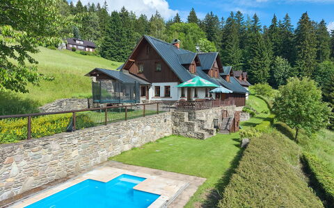 Penzion Exnar: Dach, Haus, Hütte, Zuhause, Bauernhaus, Ländliches Gebiet, Garten, Estate, Landscaping, Rasen