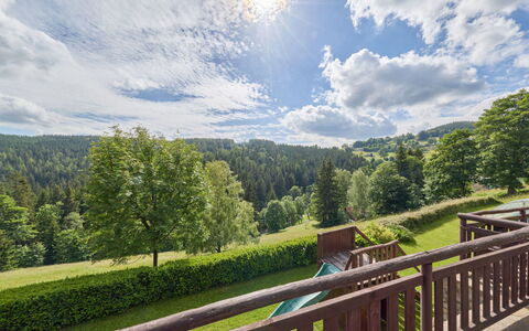 Penzion Exnar: Bergforms, Hügel, Natürliche Landschaft, Landschaft, Hochland, Berg, Bergstation, Ländliches Gebiet, Wald, Wiese