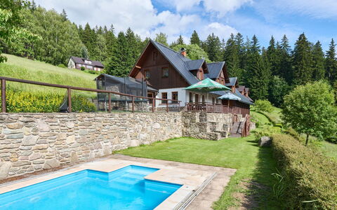 Penzion Exnar: Hütte, Dach, Estate, Garten, Bauernhaus, Eco Hotel, Landscaping, Garten, Villa, Rasen