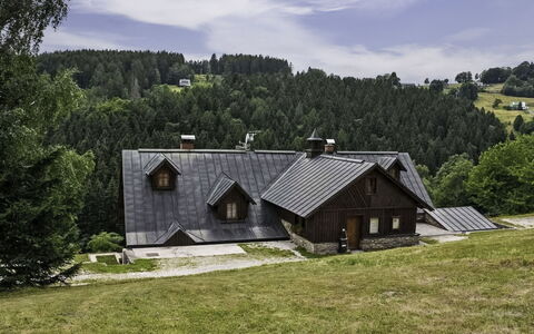 Penzion Exnar: Dach, Hütte, Haus, Zuhause, Ländliches Gebiet, Bauernhaus, Lärche, Dorf, Senke, Abstellgleis