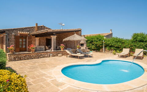 Casa Geranios: Gartenmöbel, Resort, Schwimmbad, Estate, Schatten, Villa, Bauernhaus, Eco Hotel, Regenschirm, Flagstone