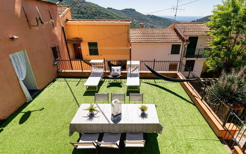Paolina: Interior Design, Wohnung, Balkon, Hartholz, Holzbeize, Holzboden, Geländer, Daylighting, Hotel, Penthouse