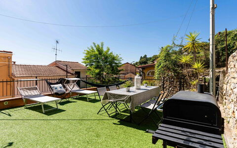 Paolina: Interior Design, Wohnung, Balkon, Hartholz, Holzbeize, Holzboden, Geländer, Daylighting, Hotel, Penthouse