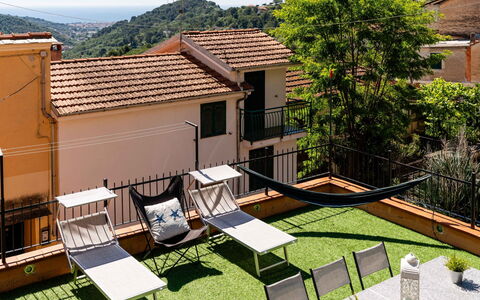 Paolina: Interior Design, Wohnung, Balkon, Hartholz, Holzbeize, Holzboden, Geländer, Daylighting, Hotel, Penthouse