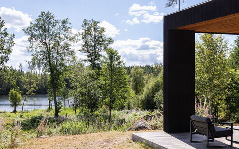 Paradiset 2: Interior Design, Wohnung, Balkon, Hartholz, Holzbeize, Holzboden, Geländer, Daylighting, Hotel, Penthouse
