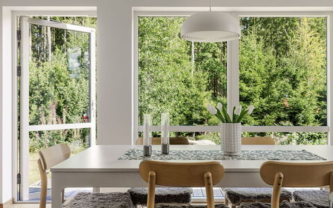Paradiset 2: Interior Design, Wohnung, Balkon, Hartholz, Holzbeize, Holzboden, Geländer, Daylighting, Hotel, Penthouse