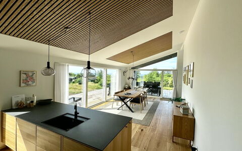 Theodora - 600M from the Sea: Interior Design, Holz, Decke, Flooring, Möbel, Fussboden, Holzboden, Küche & Esszimmer Tisch, Zuhause, Küche