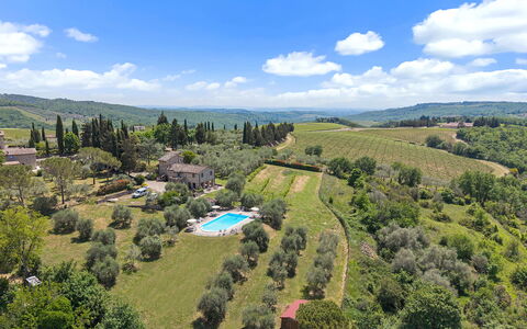San Sano Retreat, Chianti Vineyard Views & Diving: Estate, Essen, Landscaping, Hazienda, Eco Hotel, Plantage, Villa, Bauernhaus, Vogelperspektive