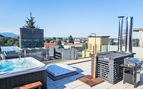 The Penthouse 5: Verbundwerkstoff, Urban Design, Schatten, Design, Stuhl, Gartenmöbel, Schwimmbad, Balkon, Hof, Zimmerpflanze