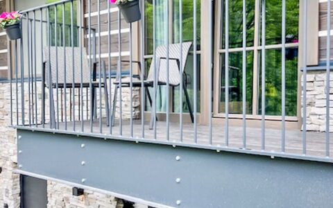 Pod Hvězdami: Geländer, Baluster, Balkon, Veranda, Verbundwerkstoff, Eisen, Metall, Deck, Zaun
