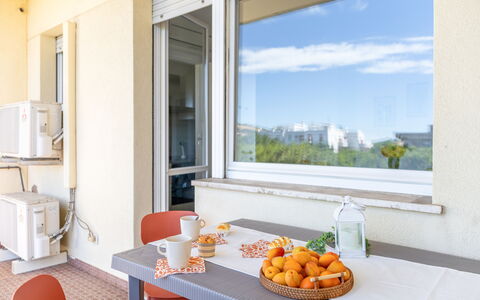 Casabianca: Wohnung, Stuhl, Balkon, Daylighting, Zimmerpflanze