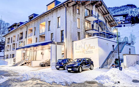 Saalbach-Hinterglemm 150: Winter, Einfrieren, Hotel, Schnee, Nacht, Bergdorf