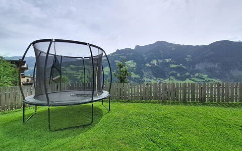 Buchauer: Trampolin, Trampolining - Geräte Und Materialien, Garten, Rasen, Netz, Schatten, Garten, Park, Hinterhof
