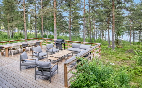 Loviisa 614: Holz, Deck, Hartholz, Gartenmöbel, Planke, Stuhl, Tisch Im Freien, Garten, Veranda, Holzbeize