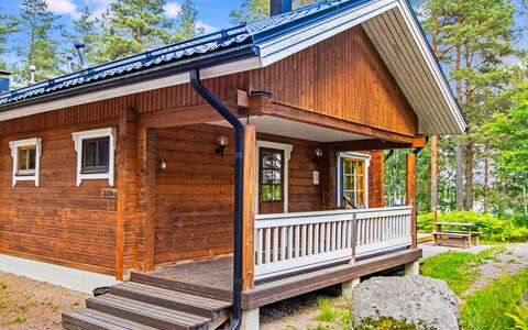 Tiira: Holz, Hütte, Haus, Abstellgleis, Zuhause, Blockhaus, Hartholz, Gartenbauten, Veranda, Holzbeize