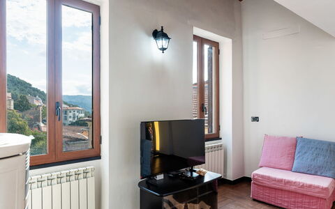 Ca Dell'Andre: Interior Design, Flooring, Zimmer, Fussboden, Möbel, Wohnung, Zuhause, Wohnzimmer, Decke, Holzbeize