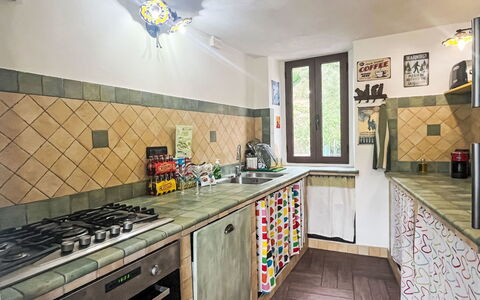 Ca Dell'Andre: Interior Design, Küche, Holz, Flooring, Countertop, Möbel, Major Appliance, Zimmer, Küchengerät, Decke