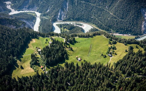 Haus Ner A1: Natürlichen Umgebung, Natürliche Landschaft, Landschaft, Hochland, Luftaufnahmen, Wald, Bergstation, Senke, Vogelperspektive, Gebirge