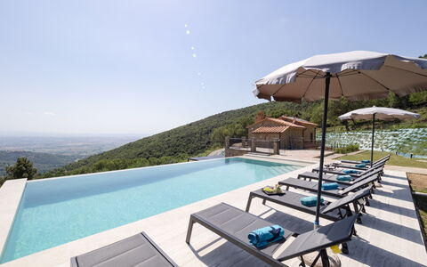 Villa Maddalena alla Guglielmesca: Schwimmbad, Freizeit, Gebirge, Grat, Urlaub, Resort, Gartenmöbel