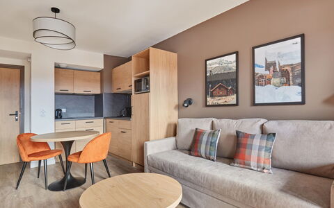 La Rosière 621: Wohnung, Die Architektur, Wohngebiet, Eigentumswohnung, Verbundwerkstoff, Urban Design, Balkon, Mischnutzung, Schatten